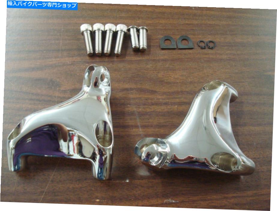 クロームパーツ Harley Davidson XL Sportster 2004 - 2013のためのChrome旅客ペグマウント CHROME PASSENGER PEG MOUNTS FOR HARLEY DAVIDSON XL SPORTSTER 2004 - 2013【並行輸入品】