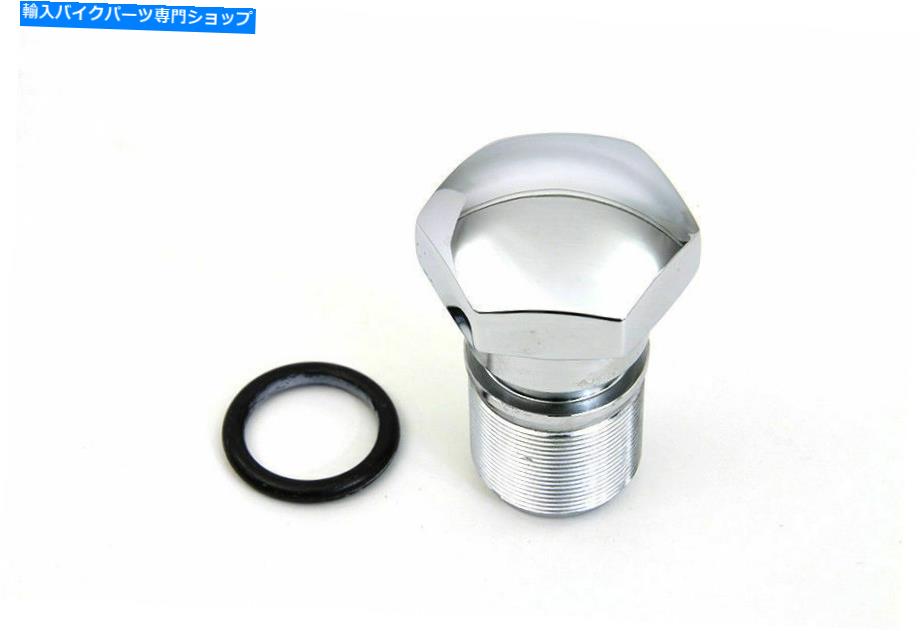 クロームパーツ Harley DavidsonによるクロムフォークチューブキャップV-Twin Chrome Fork Tube Cap for Harley Davidson by V-Twin【並行輸入品】