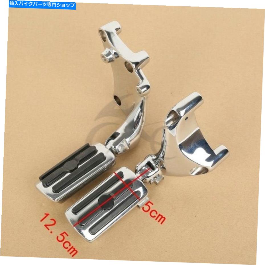 クロームパーツ Chromeリアの乗客フットペグマウントブラケットフィットハーレースポーツスターXL 14アップ Chrome Rear Passenger Footpeg Mount Bracket Fit For Harley Sportster XL 14-UP【並行輸入品】
