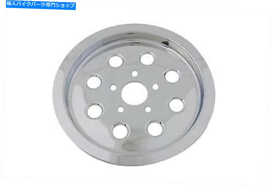 クロームパーツ Chrome 65歯の外側プーリカバーフィットハーレー - デビッドソン Chrome 65 Tooth Outer Pulley Cover fits Harley-Davidson【並行輸入品】