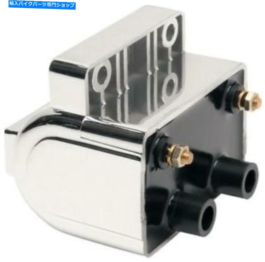 クロームパーツ DS 12ボルトデュアルファイアイグニッションコイル4オーム電子クロム DS 12-Volt Dual Fire Ignition Coil 4 Ohm Electronic Chrome【並行輸入品】