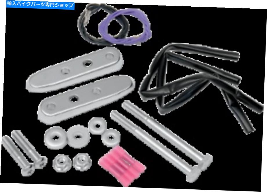 クロームパーツ ドラッグスペシャリークロームリアターン信号リロケーションキット04-18ハーリースポーツスター Drag Specialties Chrome Rear Turn Signal Relocation Kit 04-18 Harley Sportster【並行輸入品】