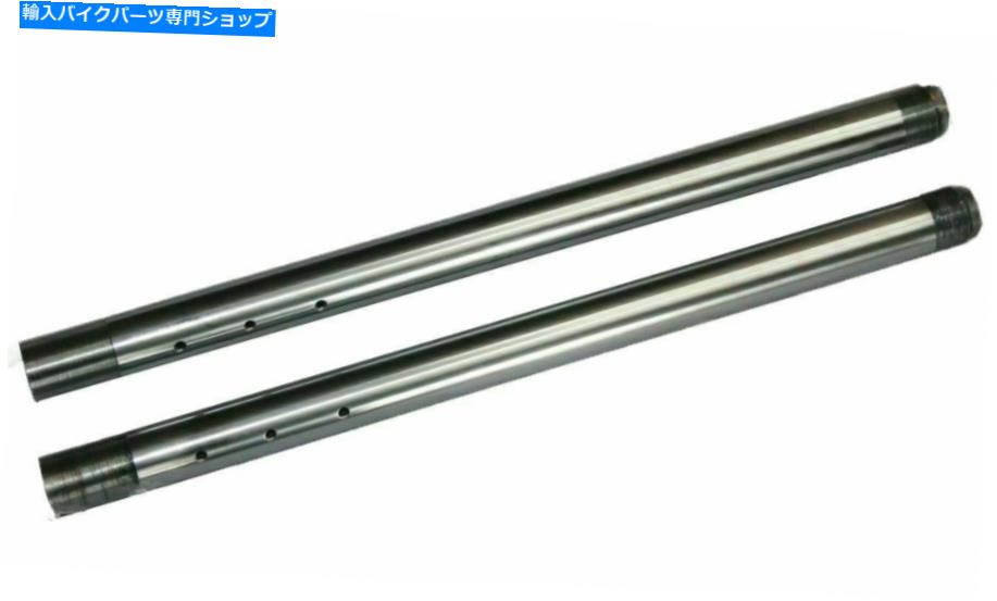 クロームパーツ ロイヤルエンフィールドのためのフロントフォークメインチューブセットクロームメッキ Front Fork Main Tube Set Chrome Plated For Royal Enfield Early Model【並行輸入品】