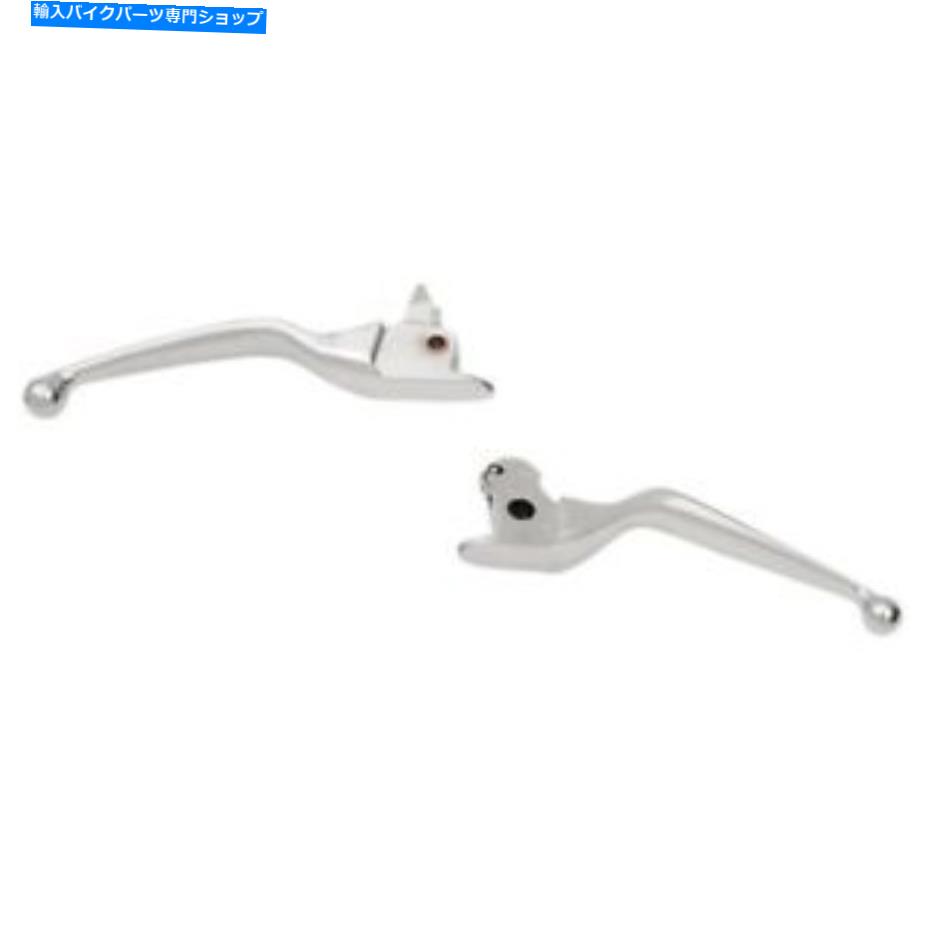クロームパーツ ドラッグスペシャリークロームワイドブレードレバーセットハーレー14-16 FLT FLH / T Drag Specialties Chrome Wide Blade Lever Set For Harley 14-16 FLT FLH/T【並行輸入品】