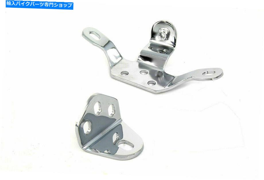 クロームパーツ Harley DavidsonによるクロムトップエンジンマウントセットV-Twin Chrome Top Engine Mount Set for Harley Davidson by V-Twin【並行輸入品】