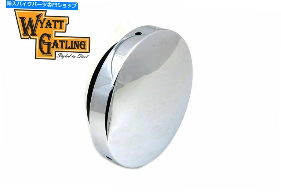 クロームパーツ Wyatt Gatling Chrome Chrome Baby Moon Moon Moon Moon Moon Air Cleaner for V-Twin Wyatt Gatling Chrome Baby Moon Air Cleaner for Harley Davidson by V-Twin【並行輸入品】