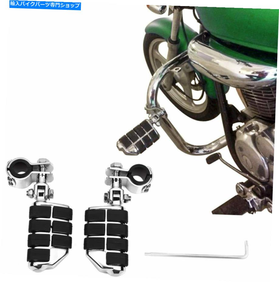 クロームパーツ Honda Goldwing 1800 1500 1500 1200 1100のためのクロムオートバイ高速道路ペグの休憩 Chrome Motorcycle Highway Foot Pegs Rests For Honda Goldwing 1800 1500 1200 1100【並行輸入品】