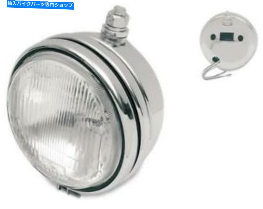 クロームパーツ ドラッグスペシャリティ5 3/4inヘッドライトアセンブリChrome for Harley Davidson DS-280044 Drag Specialties 5 3/4in Headlight Assembly Chrome for Harley Davidson DS-280044【並行輸入品】
