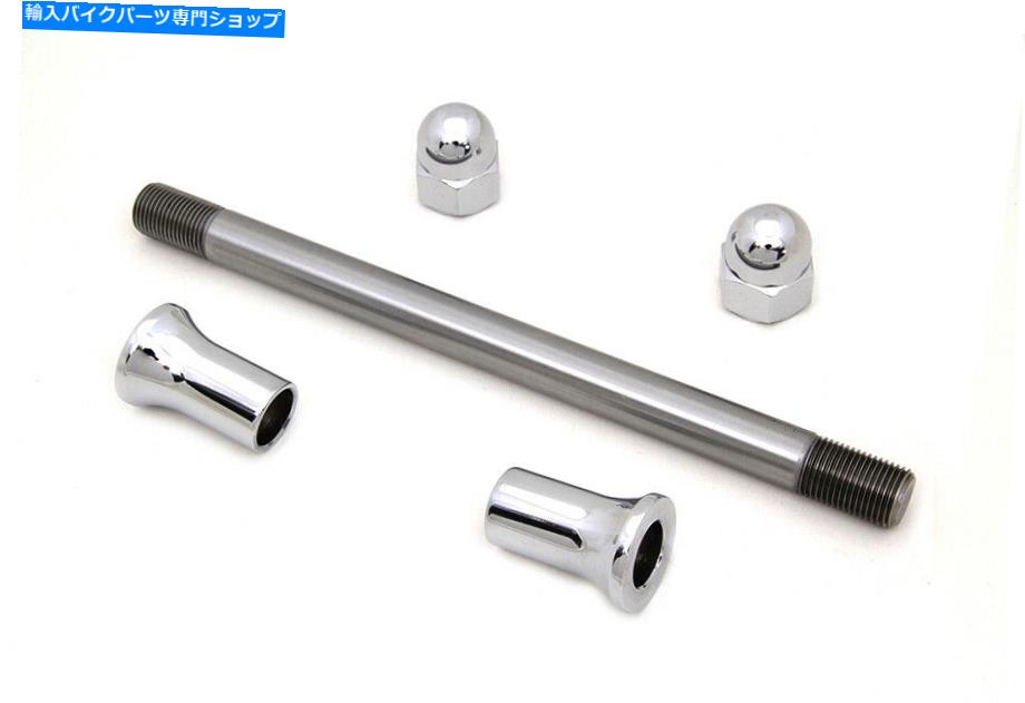 クロームパーツ クロムフロントアクスルキットはハーレー - ダビッドソンにフィットします Chrome Front Axle Kit fits Harley-Davidson【並行輸入品】