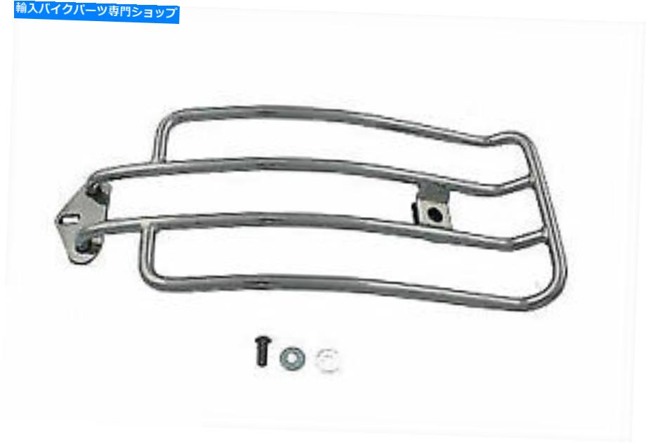 クロームパーツ Wyatt Gatling Chrome Contour荷物ラックfor Harley Davidson by V-Twin Wyatt Gatling Chrome Contour Luggage Rack for Harley Davidson by V-Twin【並行輸入品】