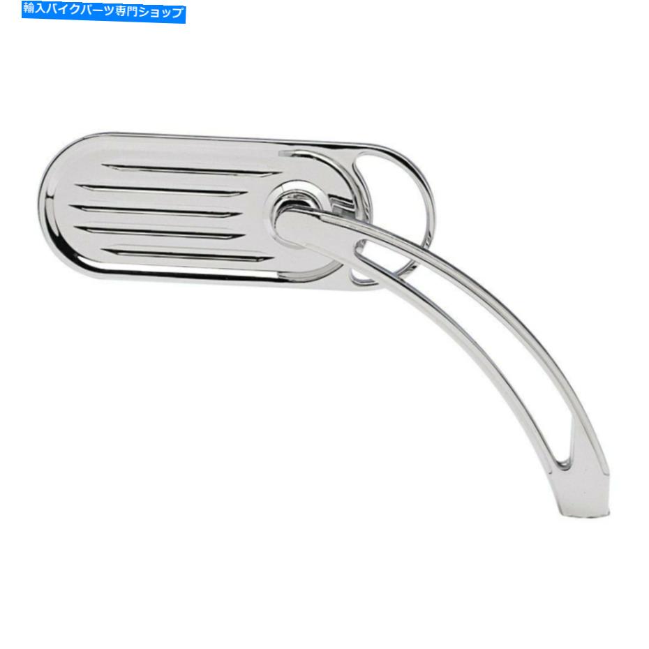 クロームパーツ Arlen Ness Slingshot Groeding Left / Right Chrome Mirror Arlen Ness Slingshot Grooved Left/Right Chrome Mirror【並行輸入品】