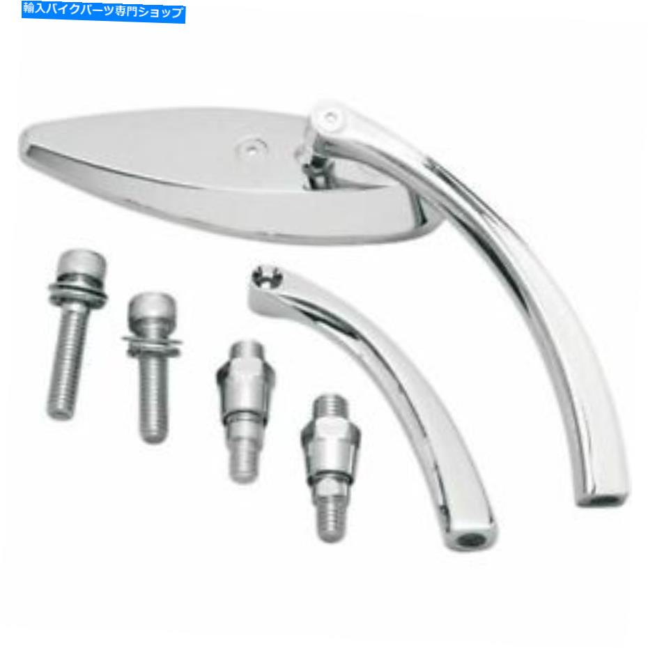 クロームパーツ PRO-1 PRO-MINIスムースクロームミラー Pro-1 Pro-Mini Smooth Chrome Mirror【並行輸入品】