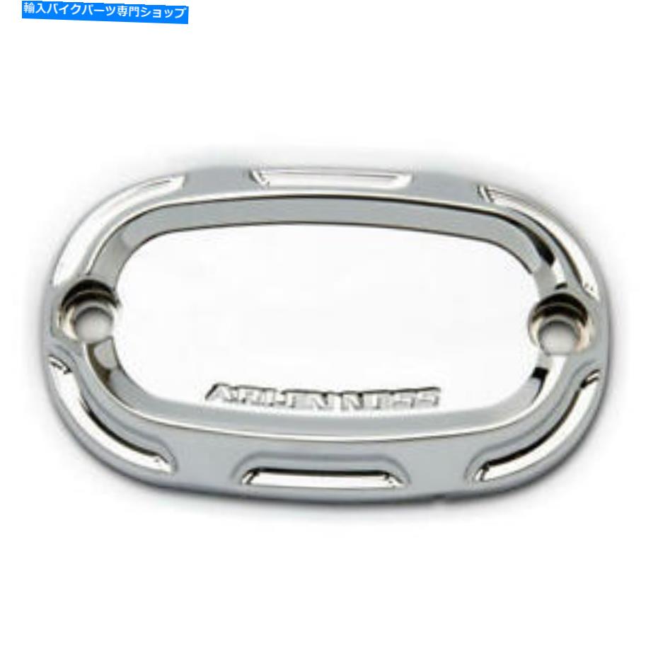 クロームパーツ アーレンネス斜めブレーキマスターシリンダーカバーリアクローム＃03-407 Arlen Ness Beveled Brake Master Cylinder Cover Rear Chrome #03-407【並行輸入品】
