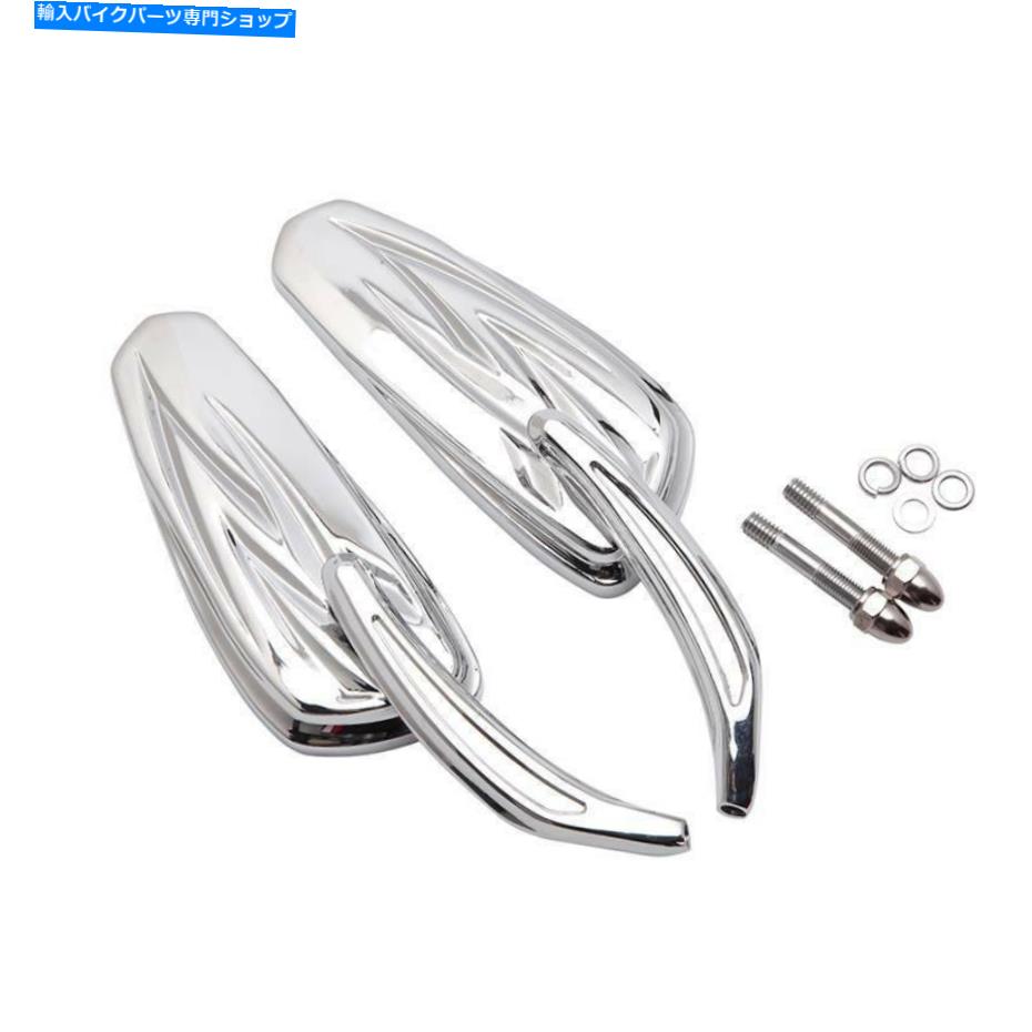 クロームパーツ Harley Davidson Street Glide Special Flhx Flhxs ChromeオートバイミラーDD For Harley Davidson Street Glide Special FLHX FLHXS Chrome Motorcycle Mirrors DD【並行輸入品】