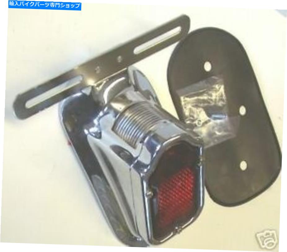 クロームパーツ Tombstone Taillight 47-54パンヘッドスタイルまたはボバーシャベルヘッドスポーツスターエロ TOMBSTONE TAILLIGHT 47-54 Panhead style or Bobber Shovelhead Sportster Evolution【並行輸入品】