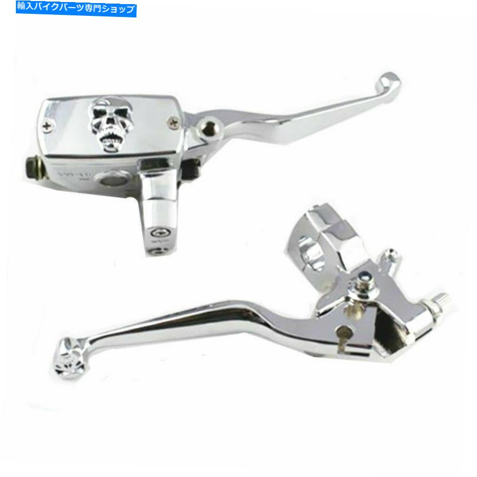 クロームパーツ ホンダスズキヤマハのためのクロムブレーキクラッチレバーマスターシリンダー貯水池22mm Chrome Brake Clutch Lever Master Cylinder Reservoir 22mm For Honda Suzuki Yamaha【並行輸入品】