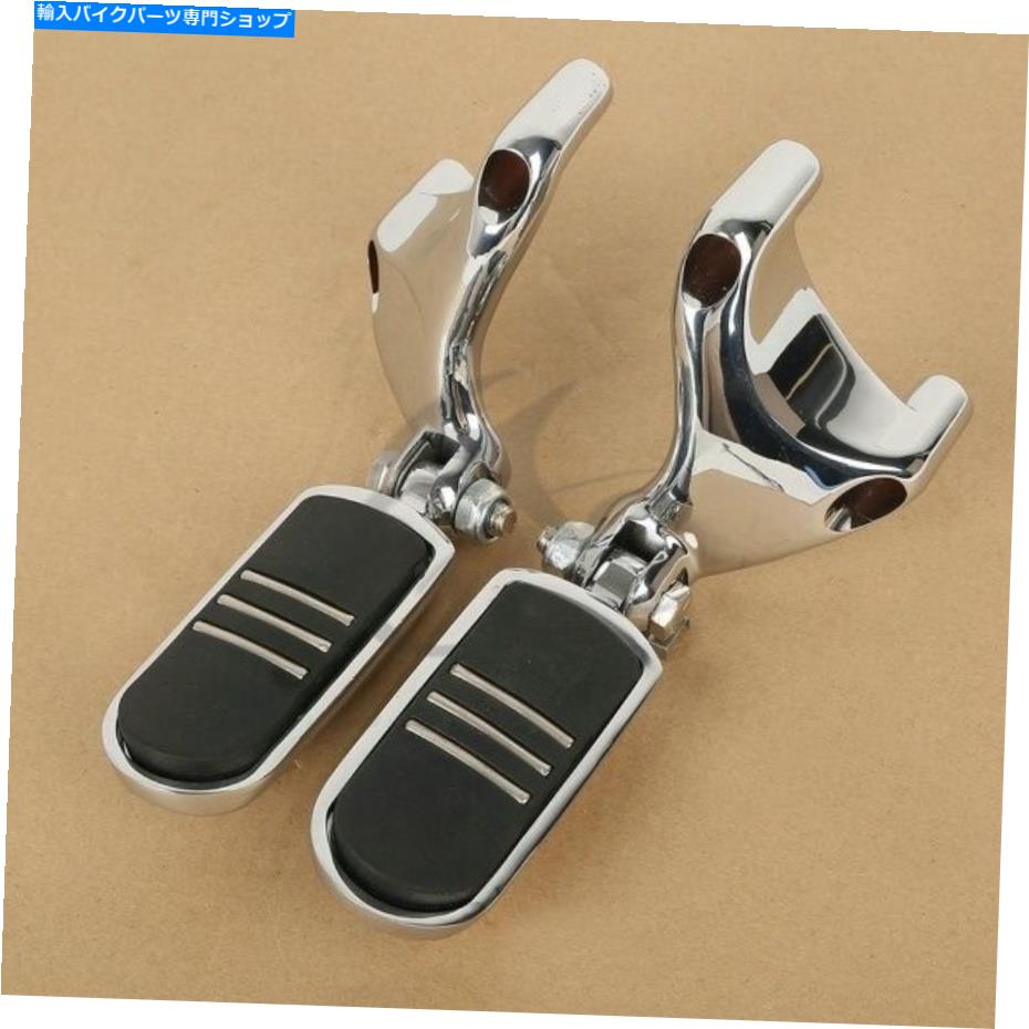 クロームパーツ フットペッグフットペグマウントブラケットフィットハーレースポーツスターXL883 XL1200 2004-2013 Footpeg Foot Peg Mount Bracket Fit For Harley Sportster XL883 XL1200 2004-2013【並行輸入品】