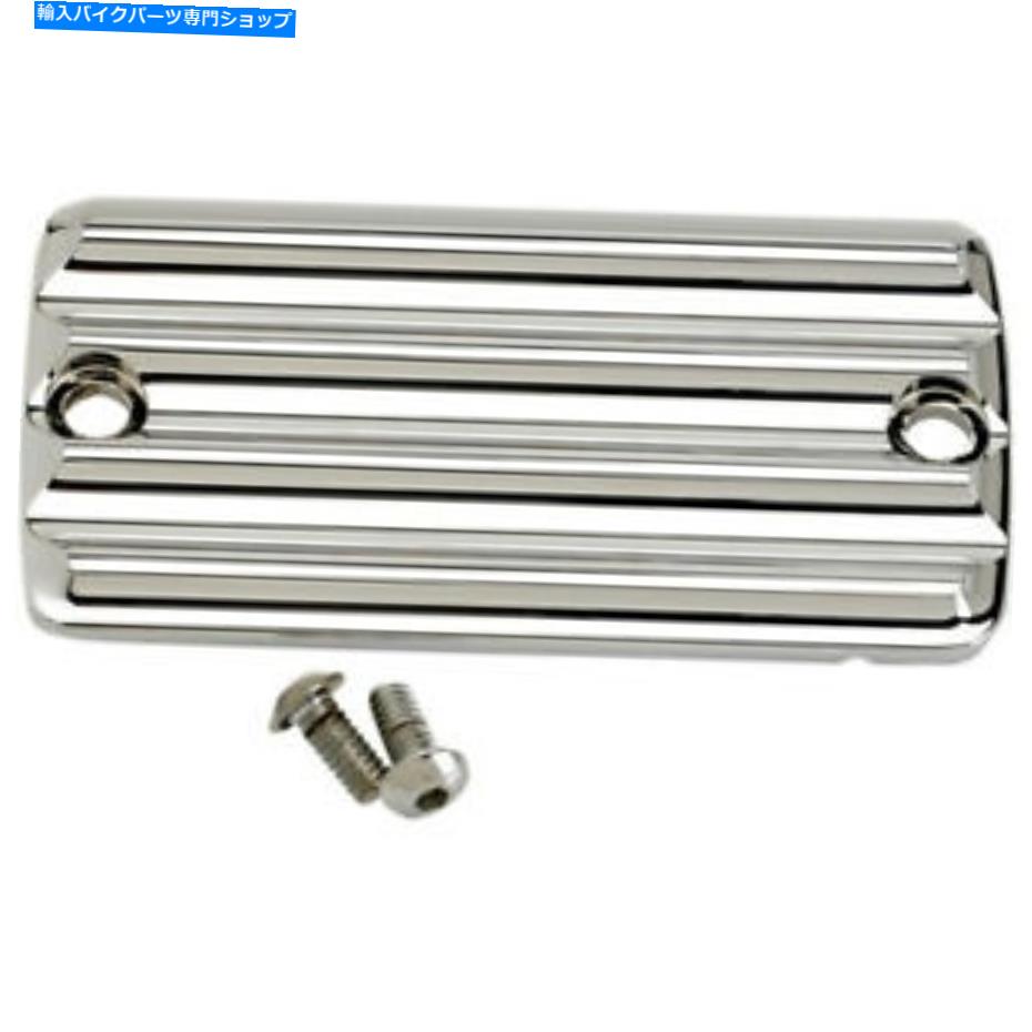 クロームパーツ ジョーカーマシンクロームフィンスフロントブレーキマスターシリンダーカバー921115-3 Joker Machine Chrome Finned Front Brake Master Cylinder Cover | 921115-3【並行輸入品】