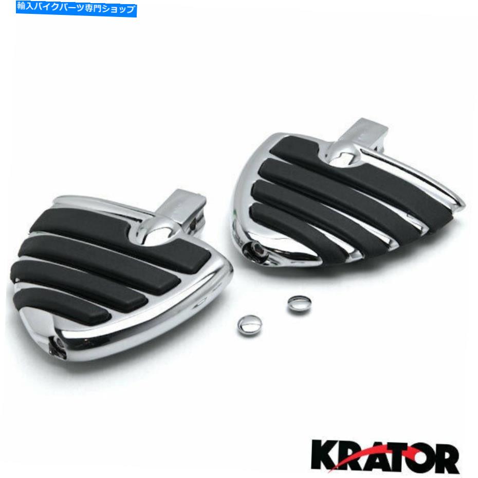 クロームパーツ Suzuki Marauder 1600 Boulevard M95 2004-2006後部のクロムフットペグ Chrome Foot Pegs Rests For Suzuki Marauder 1600 Boulevard M95 2004-2006 Rear【並行輸入品】
