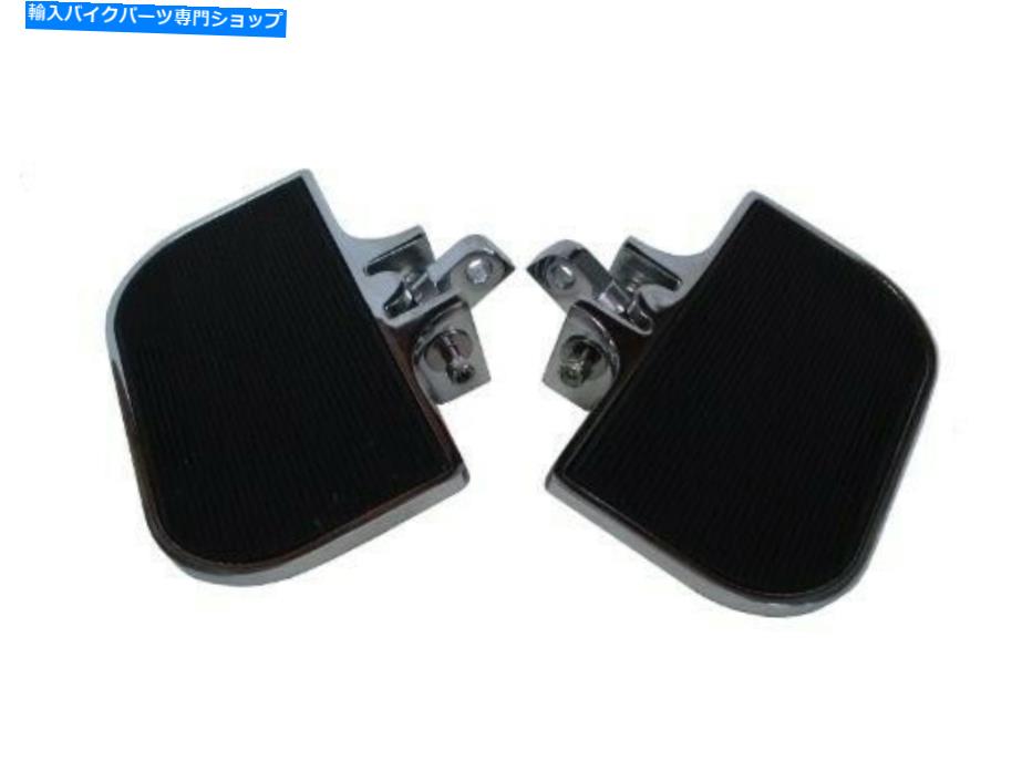 クロームパーツ ハーレーソフトダイナスポーツスター乗客の男性マウントのためのクロームミニフロアボード Chrome Mini Floorboards for Harley Softail Dyna Sportster Passenger Male Mount【並行輸入品】