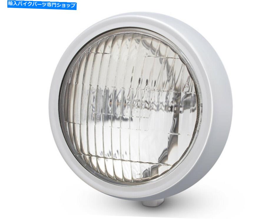 クロームパーツ プロジェクトのカスタムバイクのためのクロムで5 "浅いオートバイのヘッドライト12v 55w 5" Shallow Motorcycle Headlight 12V 55W in Chrome for Project Custom Bike【並行輸入品】｜Us Custom Parts Shop USDM