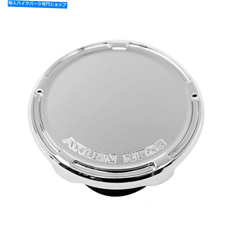クロームパーツ Arlen Ness Chromeスロットトラックガスキャップ70-015 Arlen Ness Chrome Slot Track Gas Cap 70-015【並行輸入品】