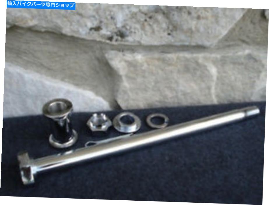 クロームパーツ ハーレーXL Sportster＆Kモデルのためのクロム後部車軸キットはOE＃41551-52 CHROME REAR AXLE KIT FOR HARLEY XL SPORTSTER & K MODELS REPLACES OE # 41551-52【並行輸入品】