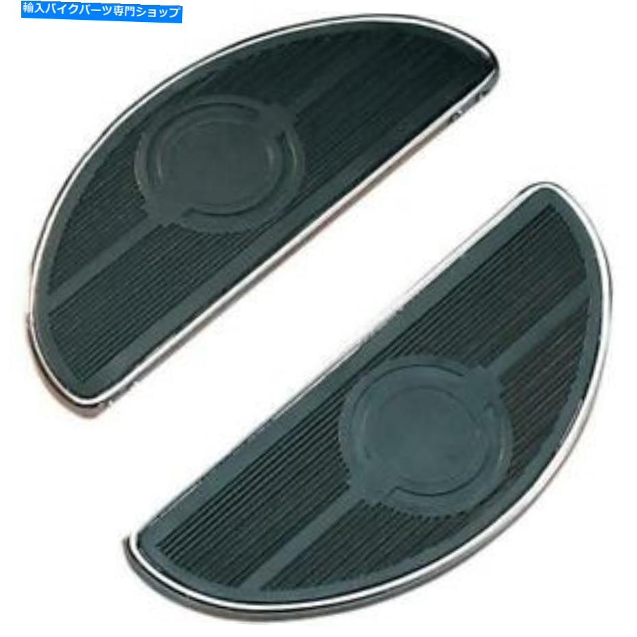 クロームパーツ Drag Specialties Chrome Half Moon Floorboards 1948-1984ハーレーツーリングFLH Drag Specialties Chrome Half Moon Floorboards 1948-1984 Harley Touring FL FLH【並行輸入品】 28,965円