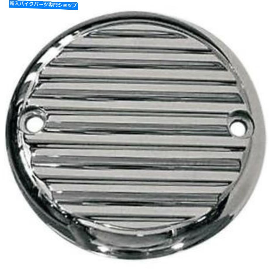 クロームパーツ ジョーカーマシン2ホールポイントカバーフィンスクロム＃02-98FNハーレーダビッドソン Joker Machine 2-Hole Points Cover Finned Chrome #02-98FN Harley Davidson【並行輸入品】
