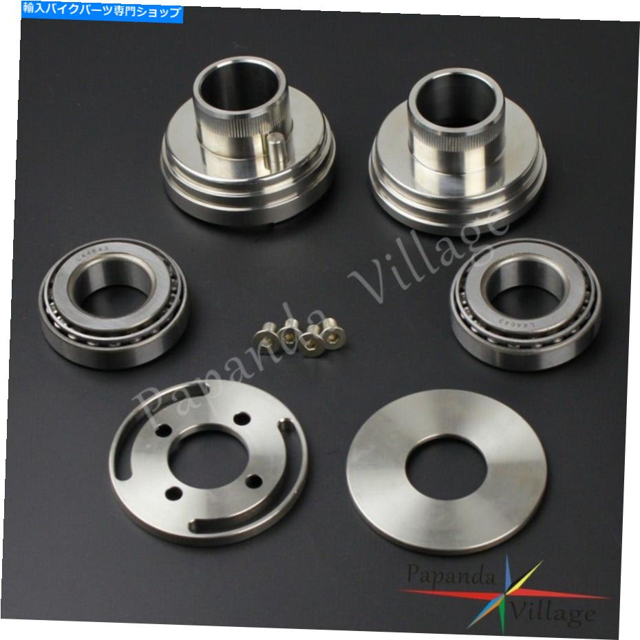 クロームパーツ ワイドグライドスプリーターチョッパーハーレイのための内部フォークストップのフレームネックカップ Frame Neck Cups with Internal Fork Stops For Wide Glide Springer Chopper Harley【並行輸入品】