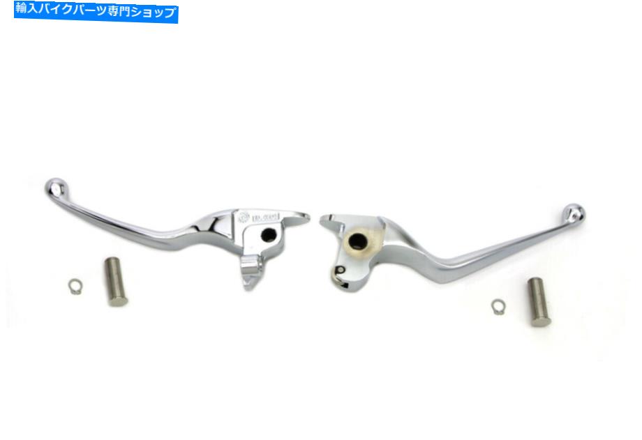 クロームパーツ Chromeハンドレバーセットはハーレー - ダビッドソンにフィットします Chrome Hand Lever Set fits Harley-Davidson【並行輸入品】