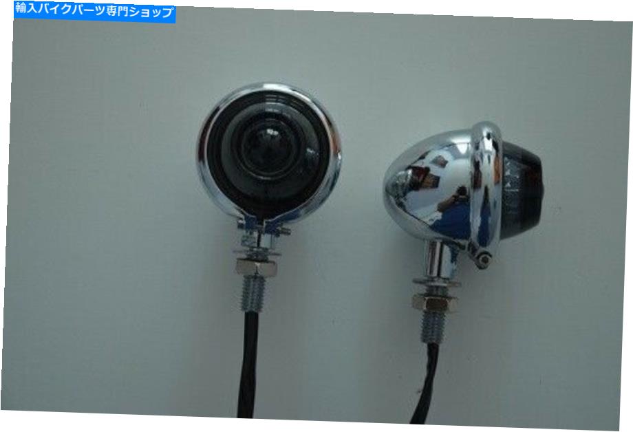 クロームパーツ LEDバイクトリプル機能インジケーターストップテールライトクロムスチールイギリス小売業者 LED Motorbike Triple Function Indicator Stop Tail Light Chrome Steel UK Retailer【並行輸入品】