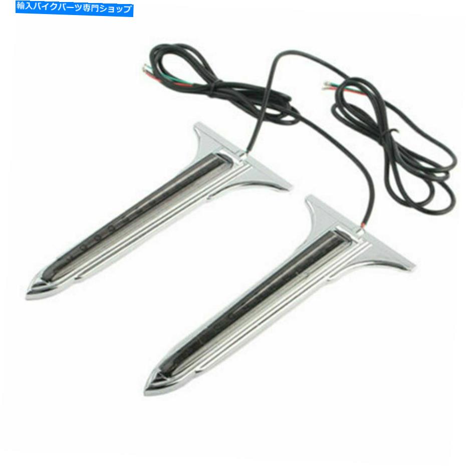 クロームパーツ Harley TouringモデルのためのChrome Led Saddlebag Sidetailブレーキライトサドルバッグ Chrome LED Saddlebag SideTail Brake Light Saddle Bag For Harley Touring Models【並行輸入品】