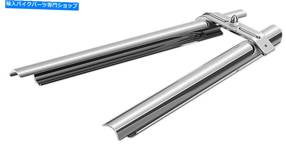 クロームパーツ Kuryakyn Downtubeは7853をカバーしています KURYAKYN DOWNTUBE COVERS 7853【並行輸入品】