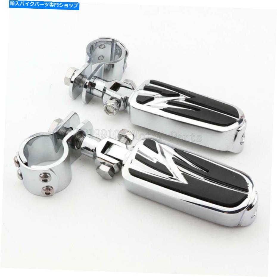 クロームパーツ Honda Shadow 600 750 1100 VTX 1300 1800のためのChrome高速道路足のPEGSマウントクランプ Chrome Highway Foot Pegs Mount Clamp For Honda Shadow 600 750 1100 VTX 1300 1800【並行輸入品】