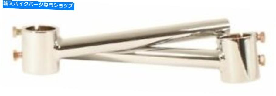 クロームパーツ ハンドルバーの普遍的な36mmクロムクリップセット/ 2新！ Universal 36mm Chrome Clip On Handlebars Set/2 NEW!【並行輸入品】