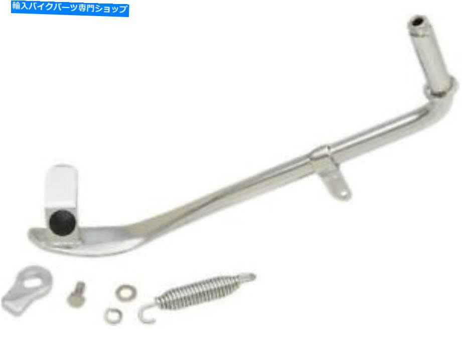 クロームパーツ Harley Suftail 00-06のためのクロムキックスタンド＆スプリング修理の交換キット Chrome Kickstand & Spring Repair Replacement Kit for Harley Softail 00-06【並行輸入品】