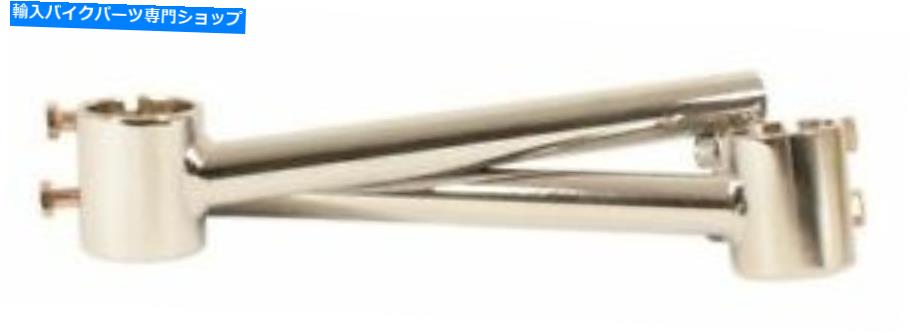 クロームパーツ ハンドルバーの普遍的な38mmクロムクリップセット/ 2新！ Universal 38mm Chrome Clip On Handlebars Set/2 NEW!【並行輸入品】