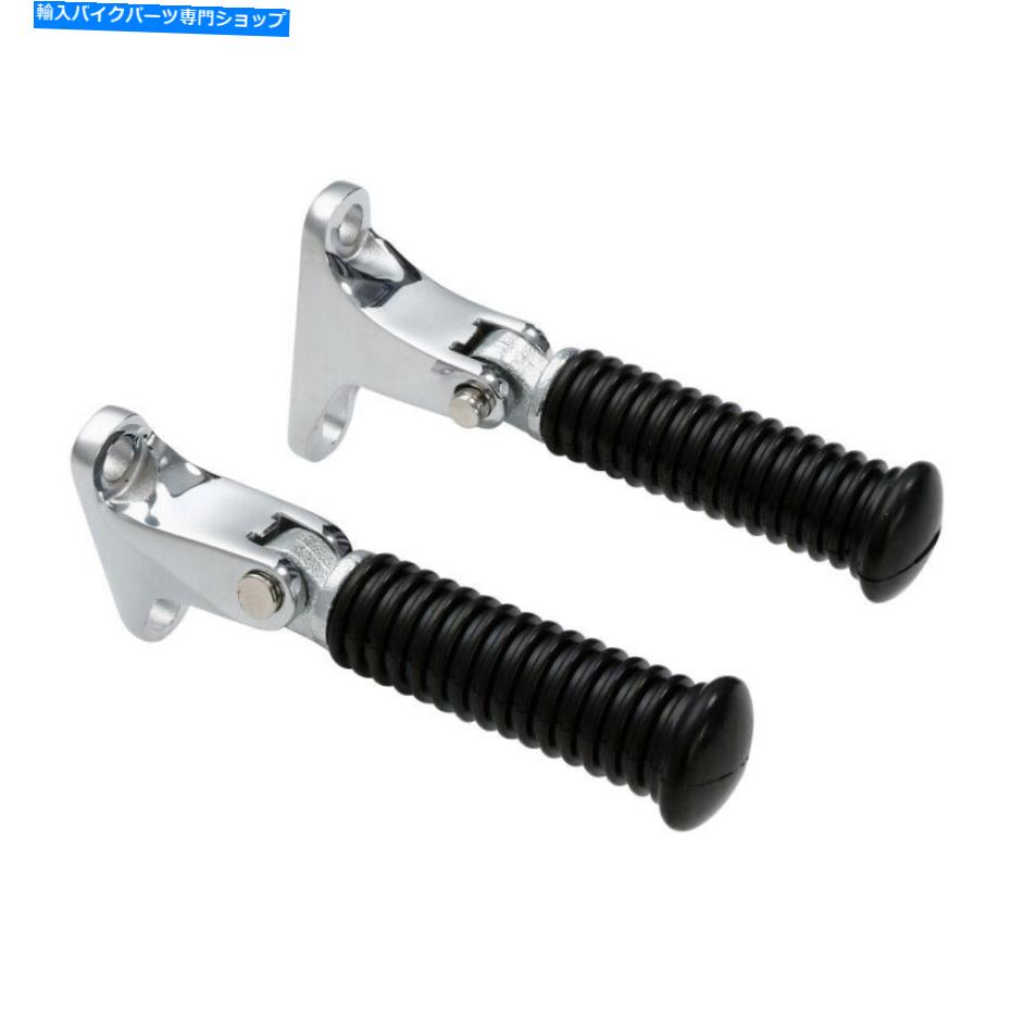 クロームパーツ ハーレーツーリングロードストリートグライド93-2020のためのクロームリア旅客足のペグ Chrome Rear Passenger Foot Peg Fit For Harley Touring Road Street Glide 93-2020【並行輸入品】