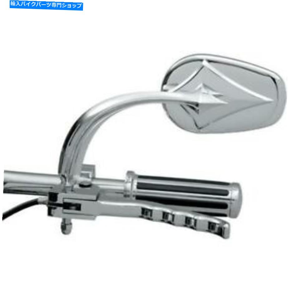 クロームパーツ Russ WernimontデザインDiamond Convex Mirrors Left - Chrome RWD-50045CL Russ Wernimont Designs Diamond Convex Mirrors Left - Chrome RWD-50045CL【並行輸入品】