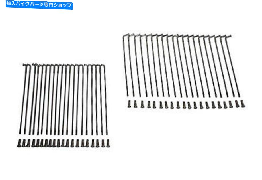 クロームパーツ Chrome 19スポークセットはHarley-Davidsonにフィットをフィットします Chrome 19 Spoke Set fits Harley-Davidson【並行輸入品】