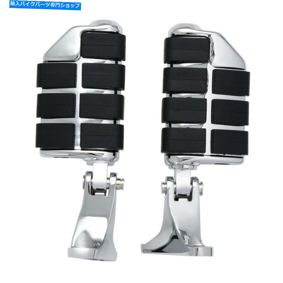 クロームパーツ ハーレーツーリングElectra Glide 93-21のためのChromeリアの乗客の足のペグのマウントフィット Chrome Rear Passenger Foot Pegs Mount Fit For Harley Touring Electra Glide 93-21【並行輸入品】 29,842円