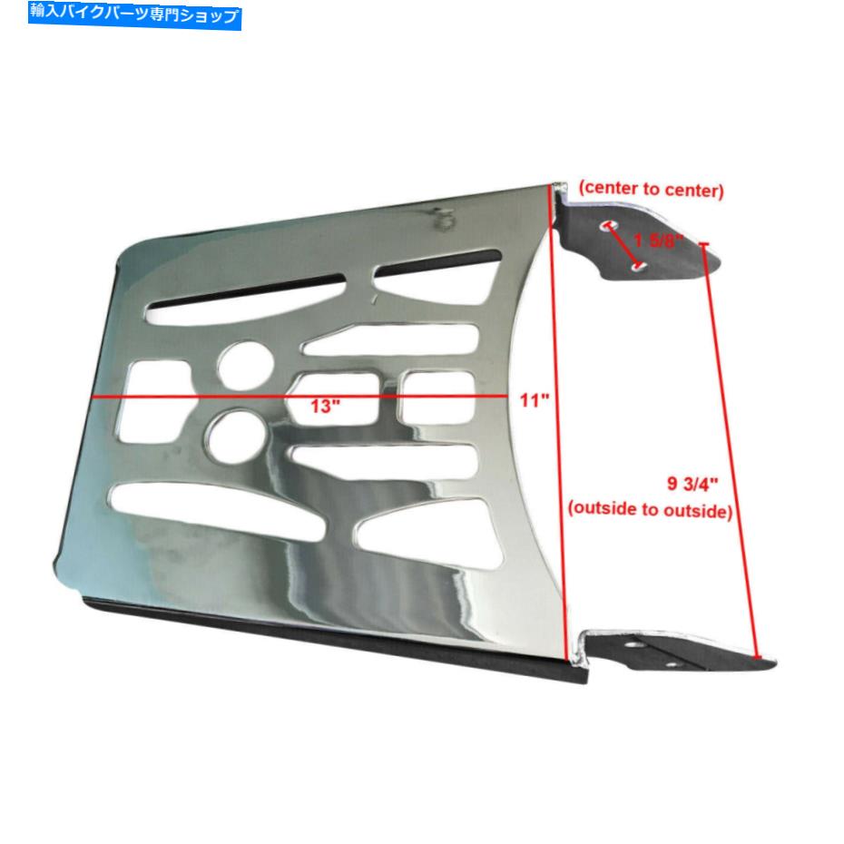 クロームパーツ Honda VTX用荷物ラック1300 VTX1300 VTX 1800 VTX1800 Sissy Bars Luggage Rack For Honda VTX 1300 VTX1300 VTX 1800 VTX1800 Sissy Bars【並行輸入品】｜Us Custom Parts Shop USDM