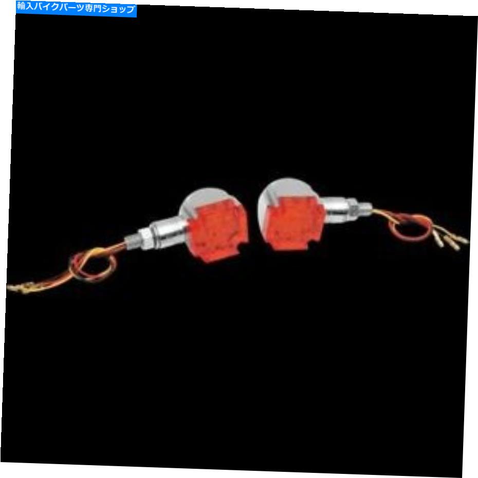 クロームパーツ マルタLEDマーカーライトEMGO CHROME / RED 61-99155 Maltese LED Marker Lights Emgo Chrome/Red 61-99155【並行輸入品】 28,965円