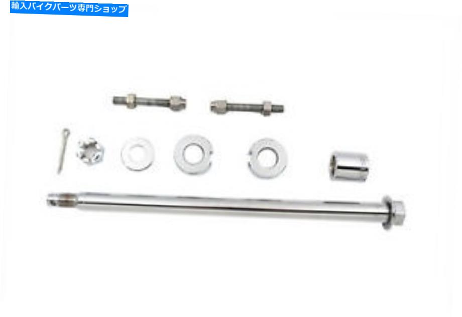 クロームパーツ V-Twin 44-0547 - クロムリアアクスルキット V-Twin 44-0547 - Chrome Rear Axle Kit【並行輸入品】