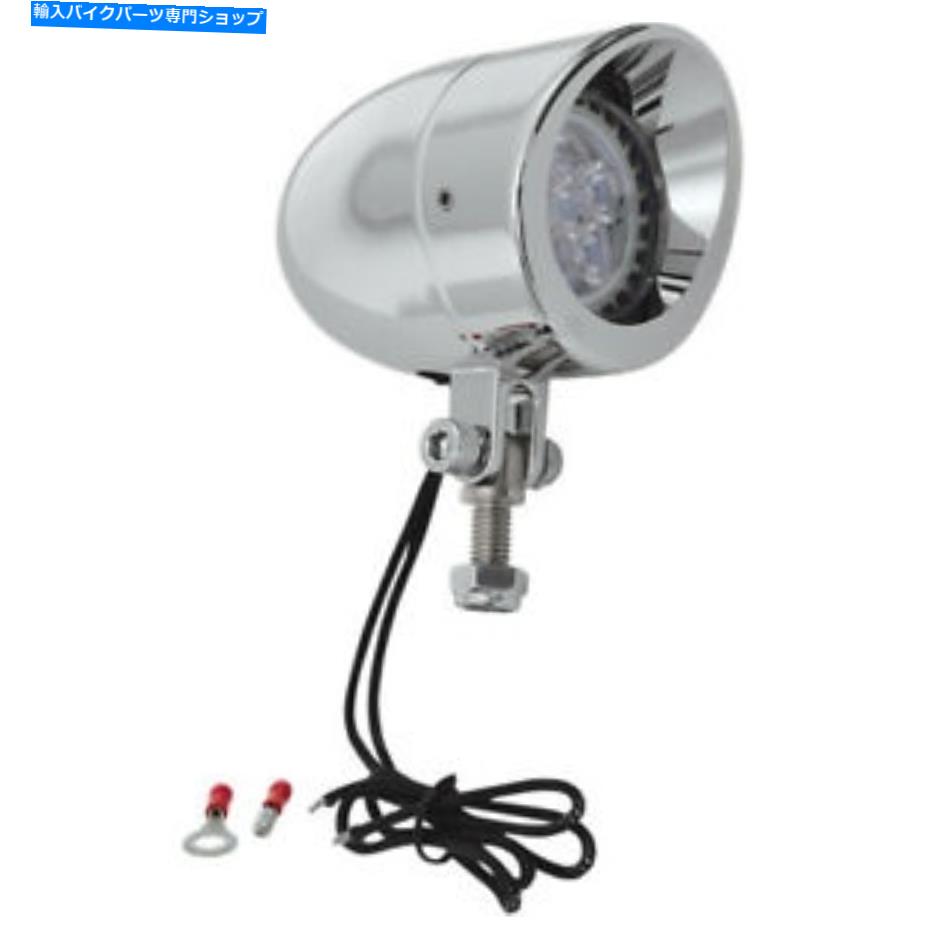 クロームパーツ クロムLEDミニ駆動ライトアルミニウム（16-104LED）を表示 Show Chrome LED Mini Driving Light Aluminum (16-104LED)【並行輸入品】
