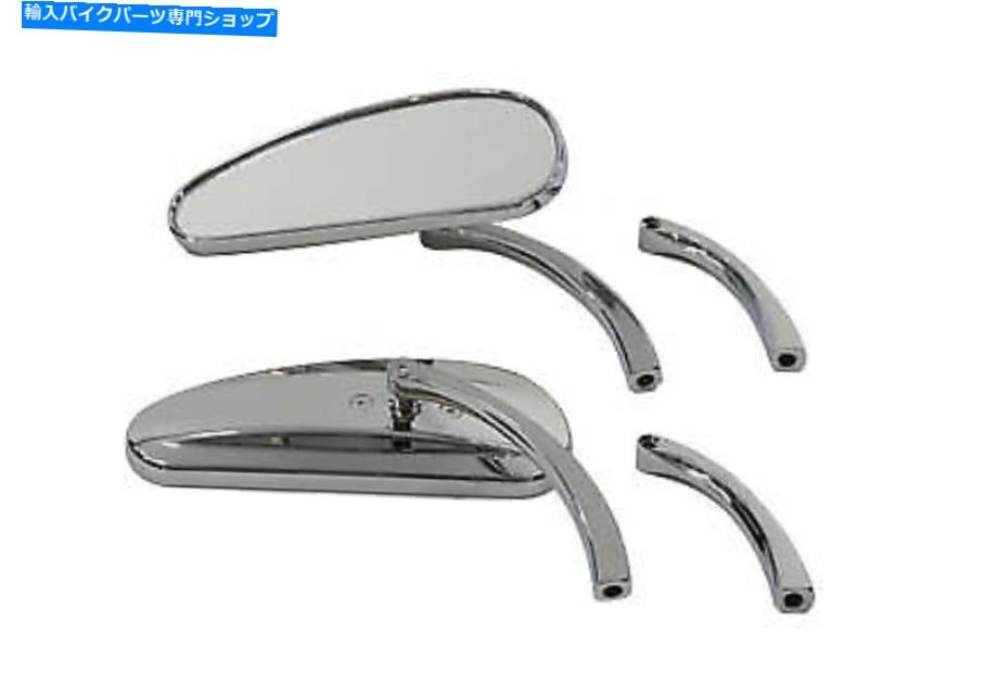 クロームパーツ デコミラーセットビレットクロームはハーレー - ダビッドソンをフィットします Deco Mirror Set Billet Chrome fits Harley-Davidson【並行輸入品】|Us Custom Parts Shop USDM