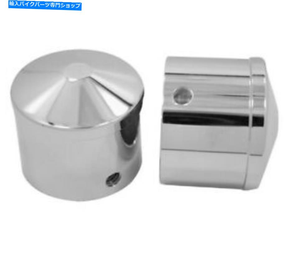 クロームパーツ AVON GRIPS AXL-AIR-CHエアクッション/カスタム輪郭アクスルナットカバー - 1インチ。 - クロム Avon Grips AXL-AIR-CH Air Cushion/Custom Contour Axle Nut Covers - 1in. - Chrome【並行輸入品】
