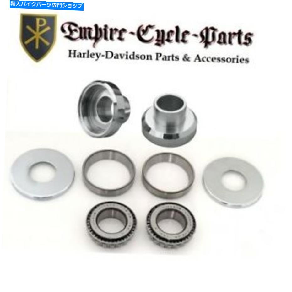クロームパーツ ほこりの盾が付いているハーレーネックカップベアリングキットのチョッパーボバーカスタム HARLEY NECK CUP BEARING KIT COMPLETE WITH DUST SHIELDS CHOPPER BOBBER CUSTOM【並行輸入品】