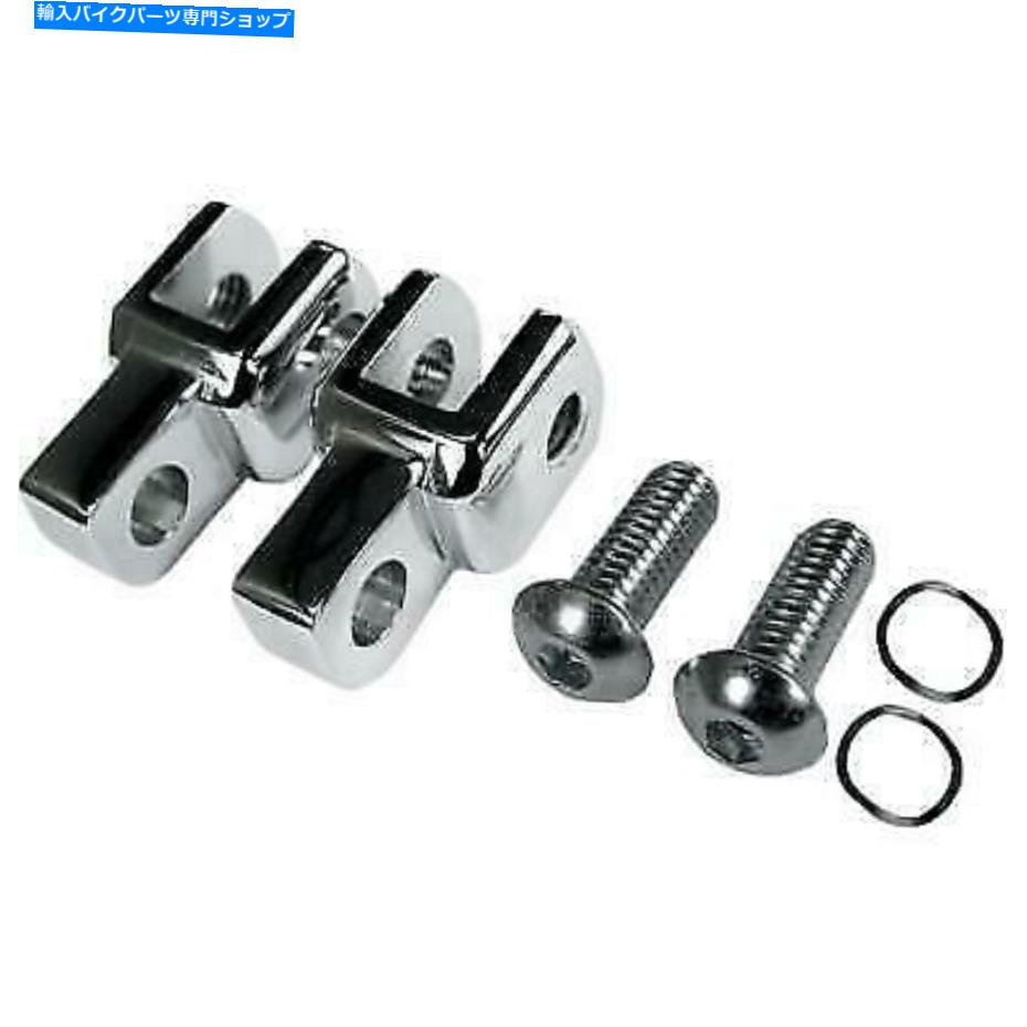 クロームパーツ La Choppers LA-7202-00 Footpeg Relocation Clevis Chrome LA Choppers LA-7202-00 Footpeg Relocation Clevis Chrome【並行輸入品】